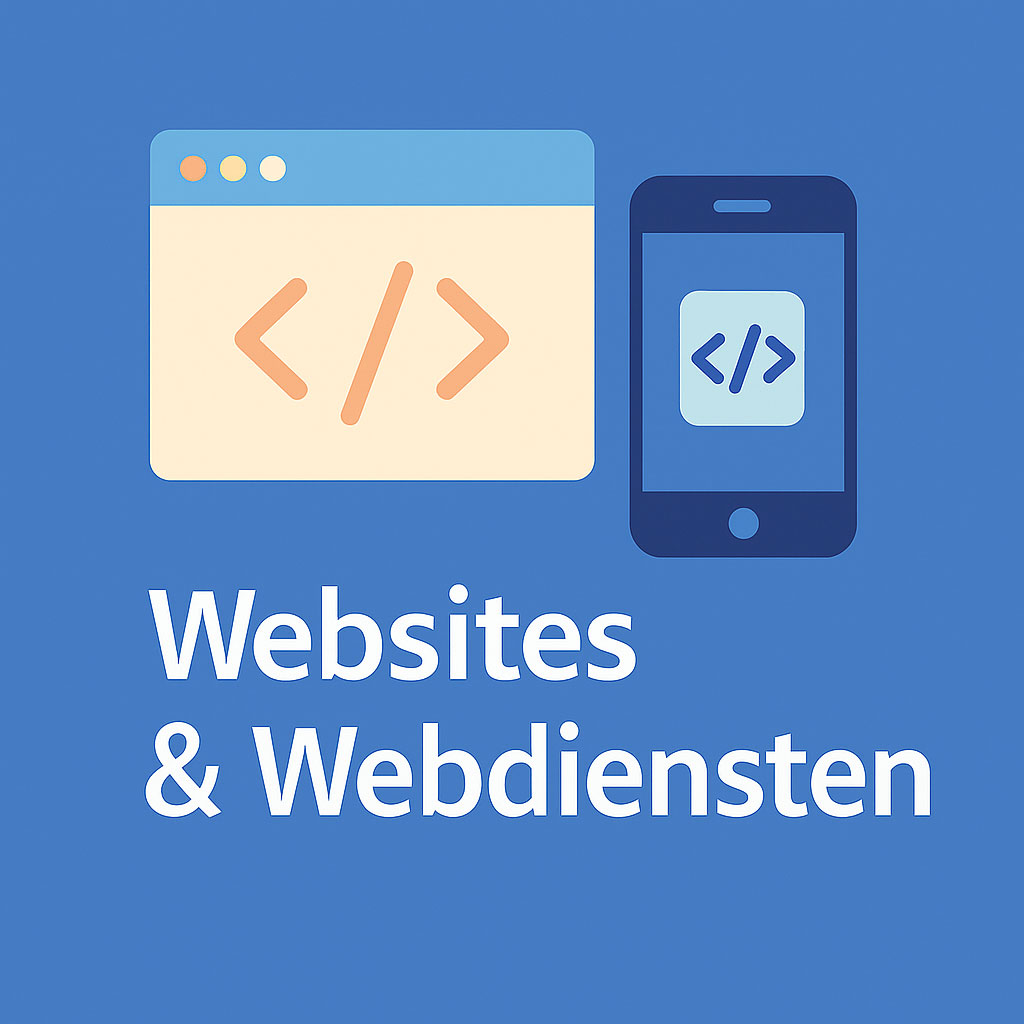Browservenster en mobiel met code-icoon